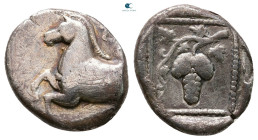 Thrace. Maroneia circa 398-347 BC. Triobol AR