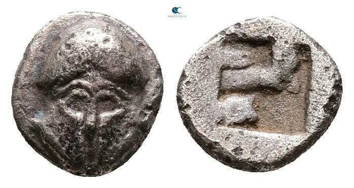 Thrace. Mesembria circa 550-400 BC. 
Hemiobol AR

8 mm, 0,47 g



Very Fi...