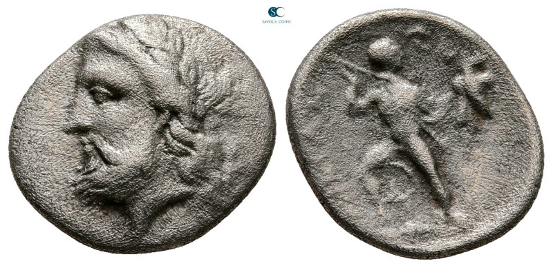 Thessaly. Ainianes. Hypata circa 400-300 BC. 
Drachm AR

16 mm, 2,48 g


...