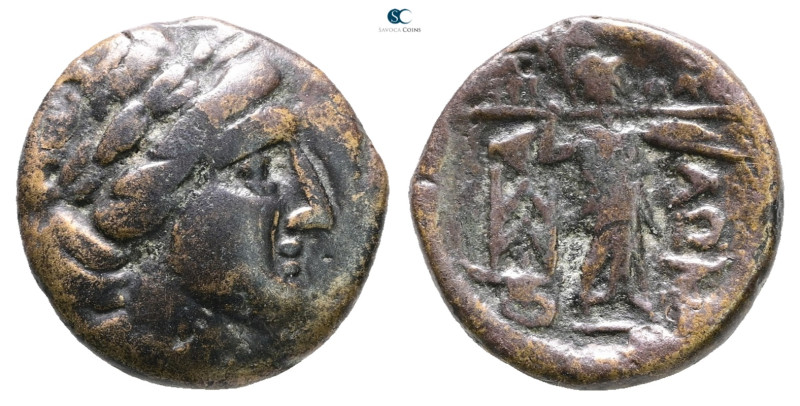 Thessaly. Thessalian League circa 125-50 BC. 
Bronze Æ

20 mm, 6,30 g



...