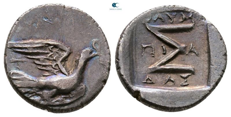 Sikyonia. Sikyon circa 100-60 BC. Olympiadas, magistrate
Triobol AR

16 mm, 2...