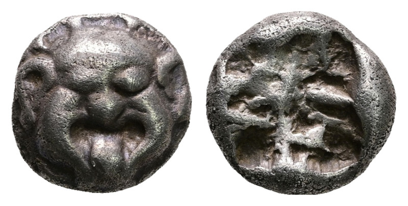 Mysia. Parion circa 500 BC. 
Drachm AR

13 mm, 3,94 g



Very Fine