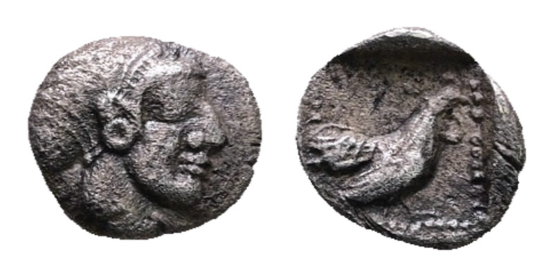 Lesbos. Methymna circa 500-460 BC. 
Hemiobol AR

7 mm, 0,29 g



Very Fin...