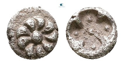 Ionia. Erythrai circa 530-480 BC. 
Tetartemorion AR

5 mm, 0,13 g



Very...