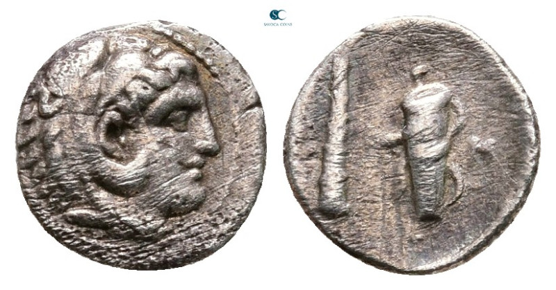 Seleukid Kingdom. Babylon I mint. Seleukos I Nikator 312-281 BC. 
1/6 Unit AR
...