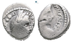 Nabataean Kingdom. Petra. Malichos II with Shaqilat AD 40-70. Drachm AR