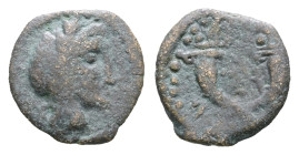 Nabataean Kingdom. Petra. Aretas IV 9 BC-AD 40. Bronze Æ