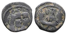 Nabataean Kingdom. Petra. Aretas IV, with Shaqilat 9 BC-AD 40. Bronze Æ