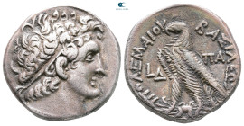 Ptolemaic Kingdom of Egypt. Alexandria. Kleopatra III and Ptolemy IX Soter II (Lathyros) 116-107 BC. Tetradrachm AR