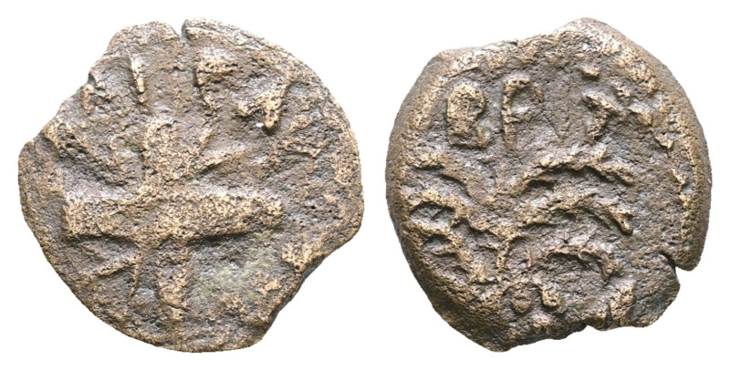 Judaea. Jerusalem. Roman Procurators. Antonius Felix AD 52-59. 
Prutah Æ

16 ...