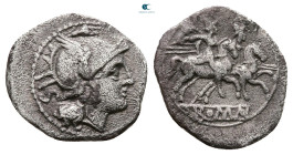 Anonymous 211-208 BC. Rome. Sestertius AR