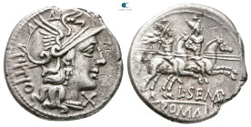 L. Sempronius Pitio 148 BC. Rome. Denarius AR