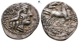 Marcus Calidius, Q Metellus & Cn Fulvius 117-116 BC. Rome. Denarius AR