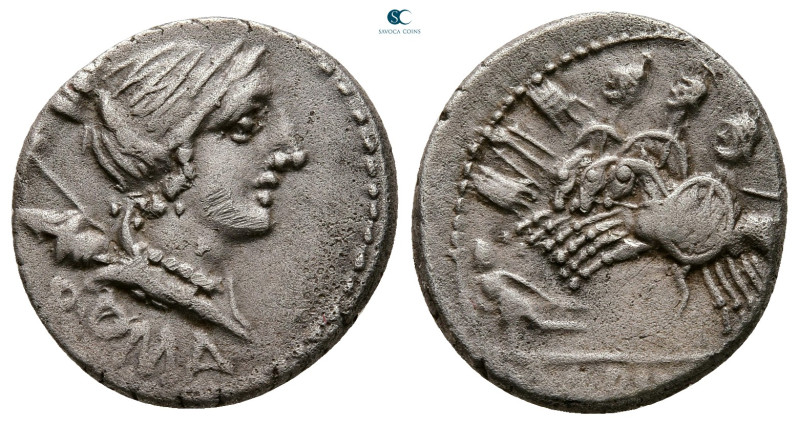 A. Albinus Sp.f. 96 BC. Rome
Denarius AR

18 mm, 3,82 g



Nearly Very Fi...