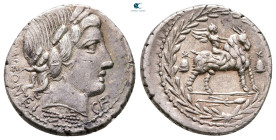 Mn. Fonteius C.f 85 BC. Rome. Denarius AR