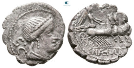 C. Naevius Balbus 79 BC. Rome. Serrate Denarius AR