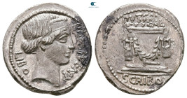 L. Scribonius Libo 62 BC. Rome. Denarius AR
