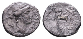 P. Plautius Hypsaeus 60 BC. Rome. Denarius AR