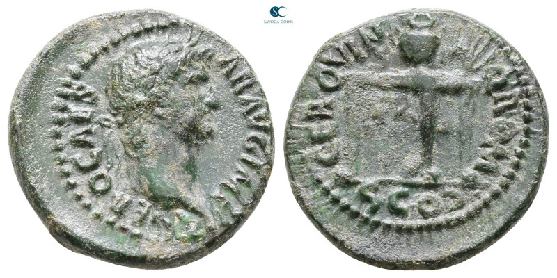 Nero AD 54-68. Rome
Semis Æ

19 mm, 4,07 g



Nearly Very Fine