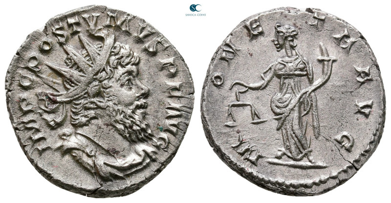 Postumus, Usurper in Gaul AD 260-269. Treveri or Cologne
Antoninianus AR

21 ...