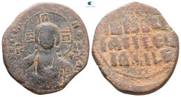 Attributed to Basil II and Constantine VIII AD 976-1028. Constantinople. Anonymous Follis Æ