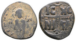 Michael IV AD 1034-1041. Constantinople. Anonymous Follis Æ