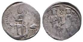 Andronicus II Palaeologus, with Michael IX AD 1282-1328. Constantinople. Basilikon AR