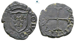 Italy. Aquila. Charles VIII, king of France AD 1495. Cavallo Æ