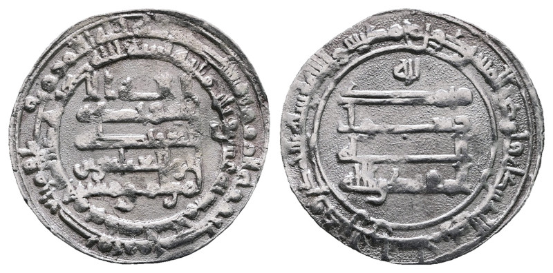 Abbasid. Madinat al-Salam mint. al-Muqtadir AH 295-320. Struck AH 310
AR Dirham...