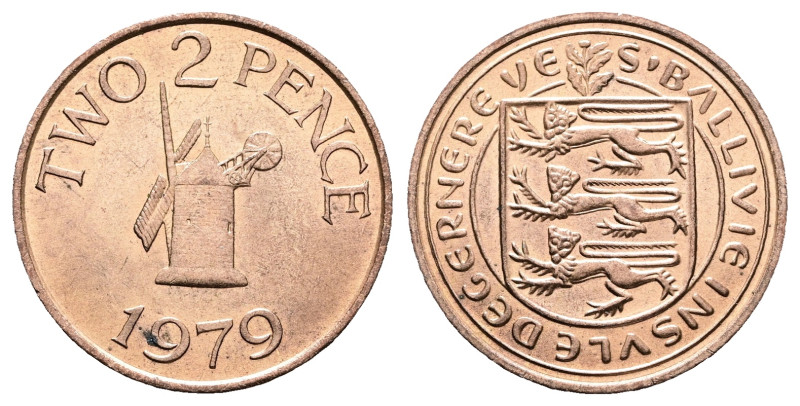 Guernesy. AD 1979. 
2 Pence

 mm, 7,2 g



Uncirculated