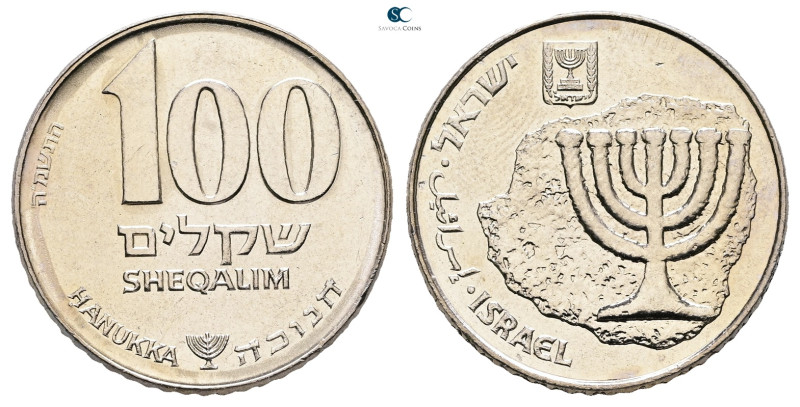 Israel. AD 1985. Hanukka
100 Sheqalim

 mm, 10,8 g



Mint State