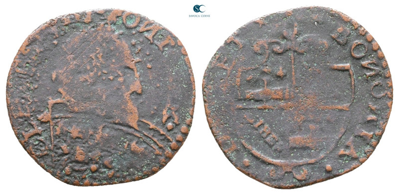 Italy. Papal State, Bologna. Clement VIII AD 1592-1605. 
Sesino CU

17 mm, 0,...