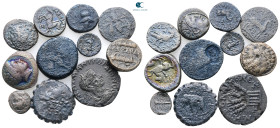 Lot of ca. 11 greek bronze coins / SOLD AS SEEN, NO RETURN!
Good Fine