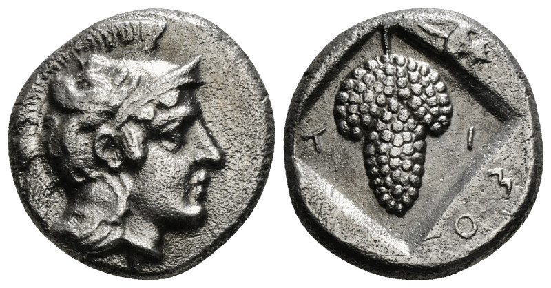 CILICIA. Soloi. Stater (Circa 410-375 BC).
Obv: Helmeted head of Athena right.
R...