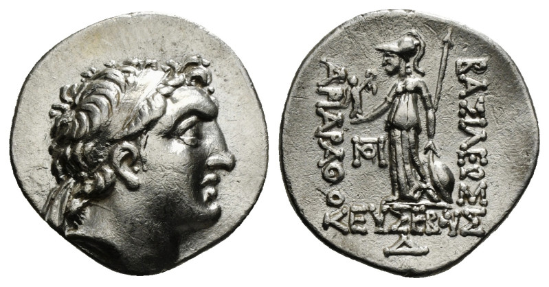 KINGS OF CAPPADOCIA. Ariarathes V Eusebes Philopator (Circa 163-130 BC). Drachm....