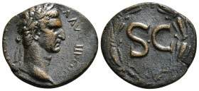 SYRIA. Seleucis and Pieria. Antioch. Nerva (96-98). Ae.
Obv: IMP CAESAR NERVA AVG III COS.
Laureate head right.
Rev: Large S C; Θ below; all within wr...