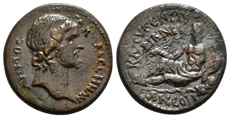 Phrygia, Colossae. Pseudo-autonomous issue. Time of Hadrian (117-138). AE. Οbv :...