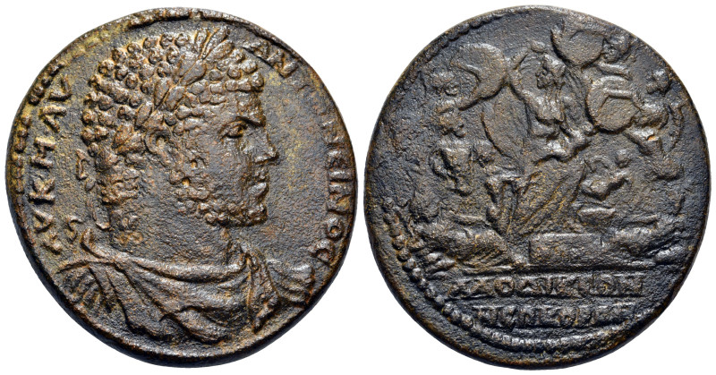 PHRYGIA, Laodicea ad Lycum. Caracalla, 198-217 AD.
Æ Medallion (45,11 g - 42,34...