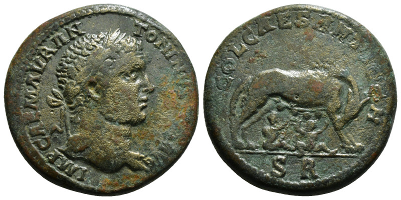 PISIDIA. Antioch. Caracalla (198-217). Ae.
Obv: IMP CAE M AVR ANTONINVS PIVS AVG...