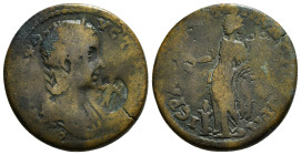 PHRYGIA. Hierapolis. Annia Faustina, Augusta, 221. ΑΝΝΙΑ ΦΑΥϹΤЄΙΝΑ ϹЄΒ Diademed and draped bust of Annia Faustina to right. Rev. ΙЄΡΑΠΟΛЄΙΤΩΝ ΝЄΩΚΟΡΩ/...