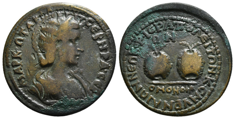 PHRYGIA. Hierapolis . Otacilia Severa AD 244-249. AE. Homonoia with Smyrna in Io...