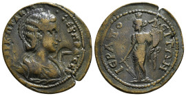 PHRYGIA. Hierapolis. Otacilia Severa (Augusta, 244-249). Ae.
Obv: MAPK ΩTAKIΛ CEBHPA CEB.
Diademed and draped bust right. Scales in Countermark
Rev: I...