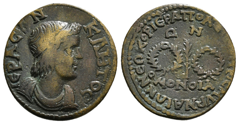 PHRYGIA. Hierapolis. Pseudo-autonomous. Time of Philip I 'the Arab' (244-249). A...