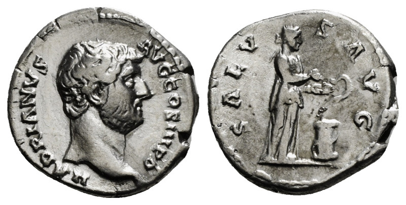 HADRIAN (117-138). Denarius. Rome.
Obv: HADRIANVS AVG COS III P P.
Bare head rig...