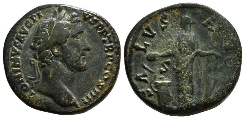 ANTONINUS PIUS (138-161). Sestertius. Rome.
Obv: ANTONINVS AVG PIVS P P TR P XVI...