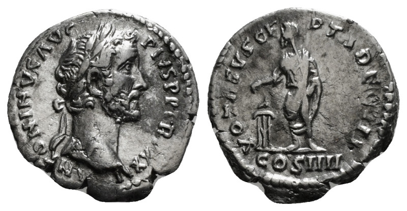 ANTONINUS PIUS (138-161). Denarius. Rome. 3,13 g