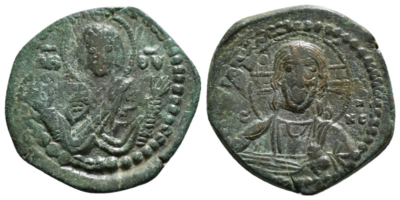 Byzantine Coin Follis Ae. 8,72 g - 29,01 mm