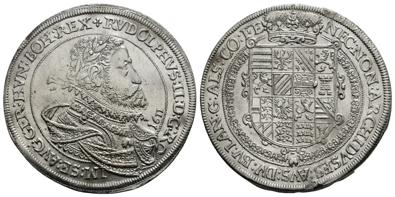 Rudolph II, House of Habsburg
Thaler 1611. Ensisheim.
Traces of mounting. Clea...