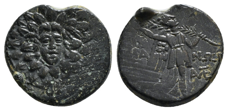 PONTOS. Komana. Ae. Struck under Mithradates VI (Circa 105-90 or 90-85 BC). Obv:...