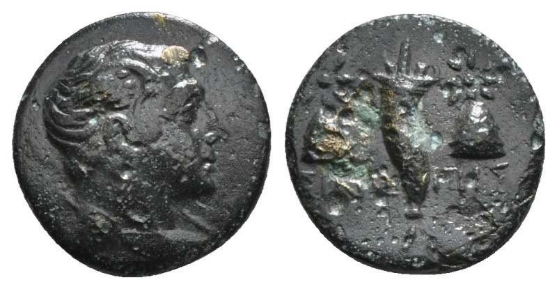 PONTOS. Amisos. Ae (Circa 120-111 or 110-100 BC). Struck under Mithradates VI Eu...